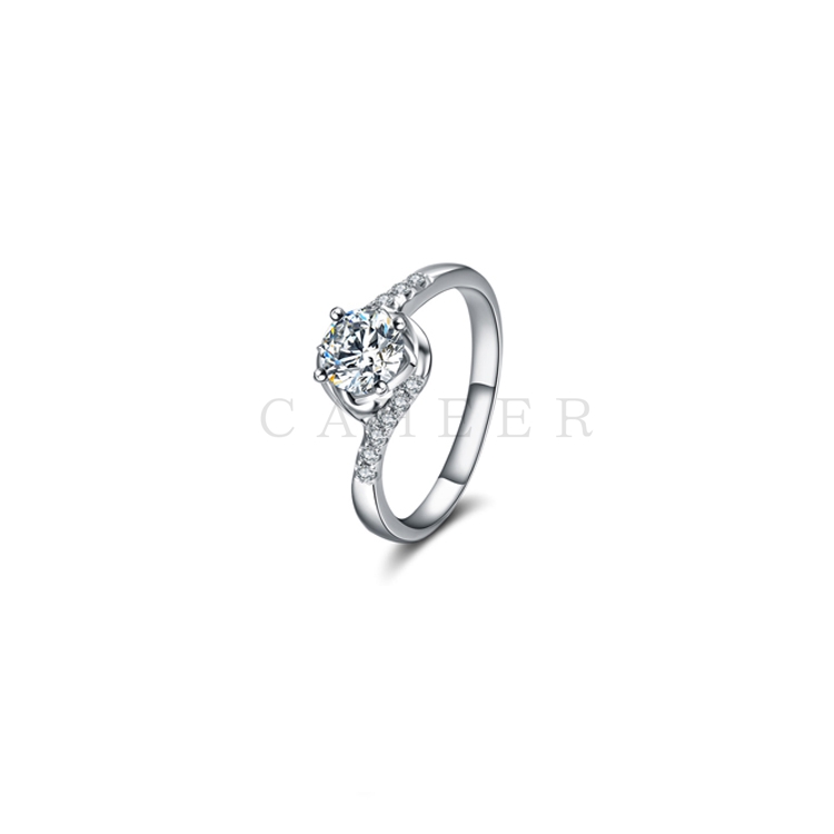 CR1707032 Wholesale Custom Ring Shape Fashion Jewelry Diamond Ring