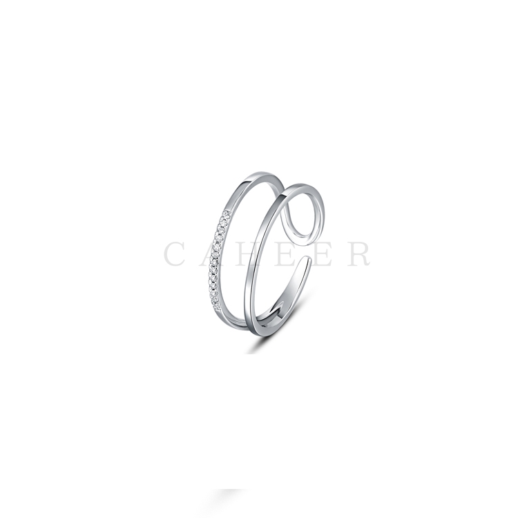 CR1707041 Wholesale S925 Rings Silver Plated Jewelry for Womens