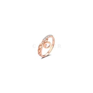 CR1707042 Pretty Single Women Gold Ring Jewelry