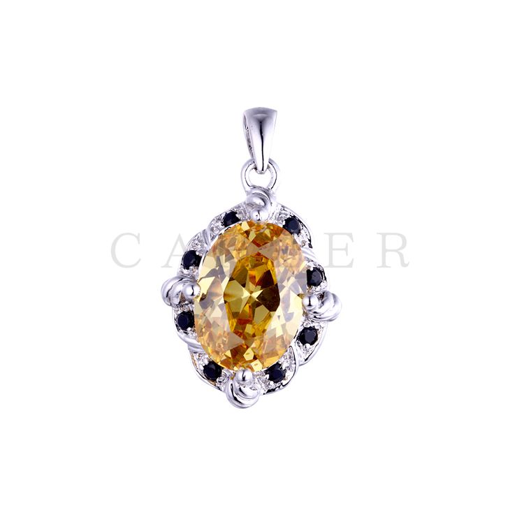 Oval Gemstone Pendant K0041P