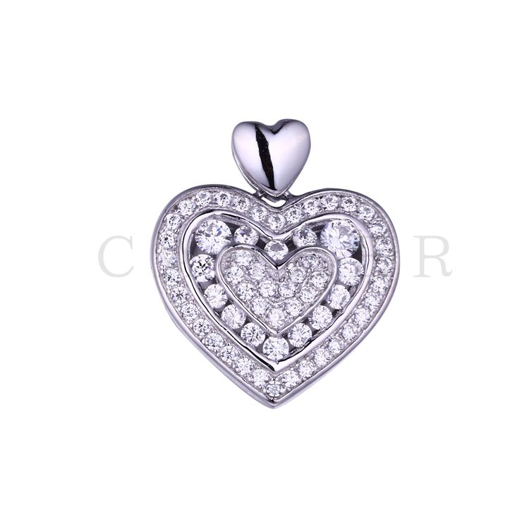 Luxurious Love CZ Pendant K0045P