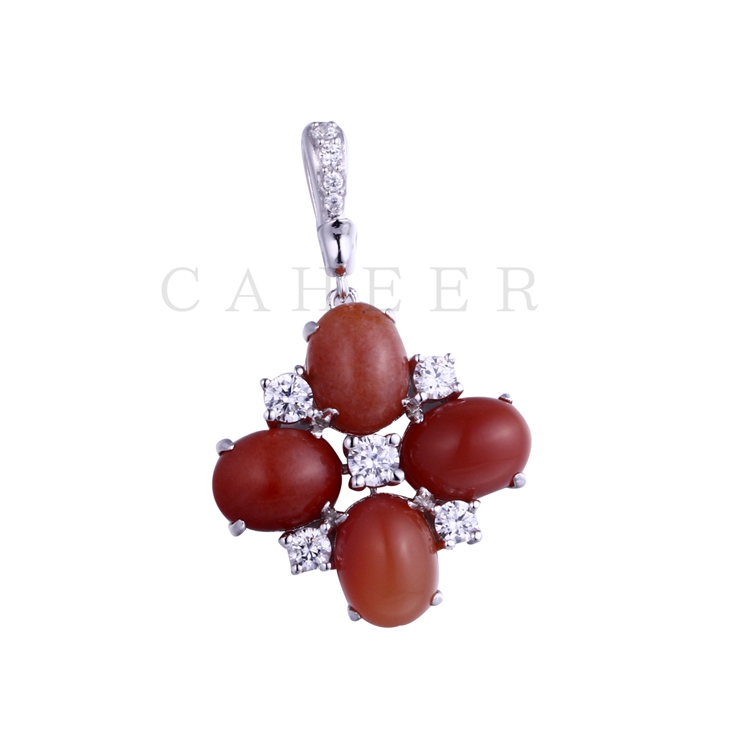 Luxurious Zircon Pendant K0053P