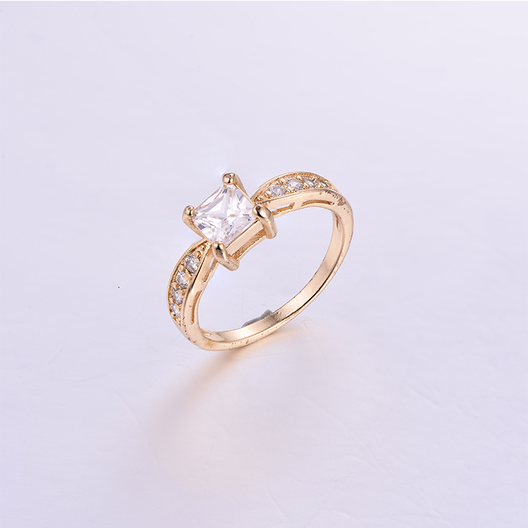 Square Stone Ring K0182R