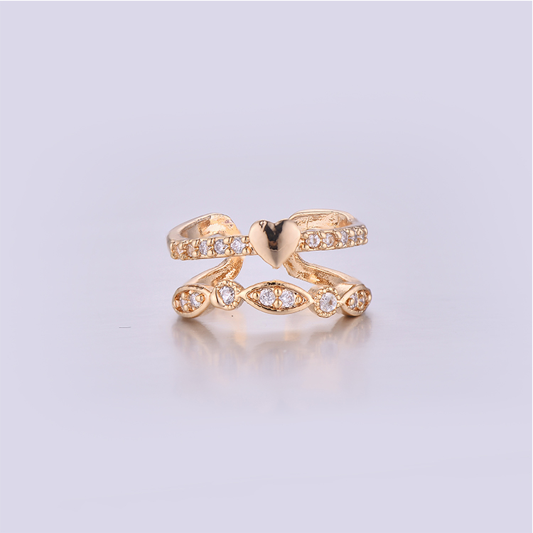 Simple Plating K Gold Ring K0193R