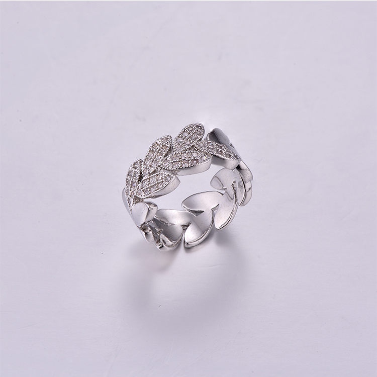 Leaf Rock Style Ring K0245R