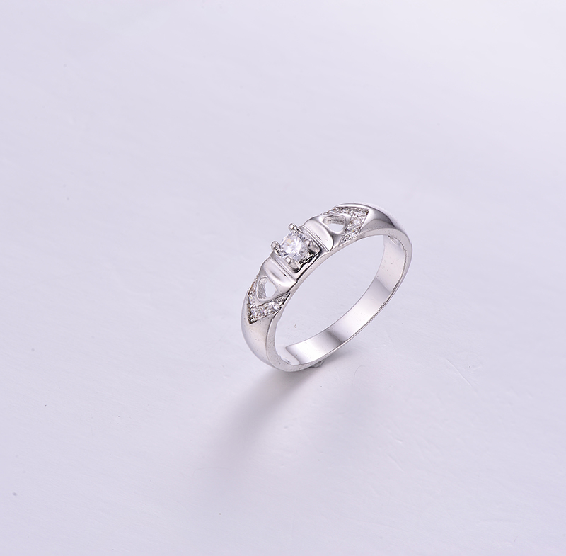 Simple 925 Silver Ring K0284R