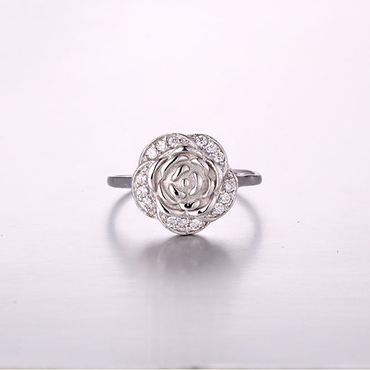 Luxurious Big Flower Ring K0271R