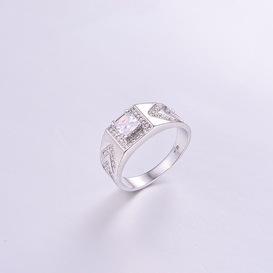 Luxurious Square CZ Mens Ring K0265R