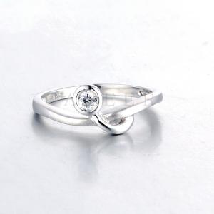 Simple Style Silver Ring K0105R