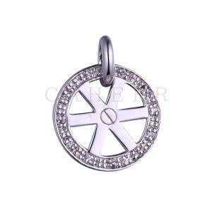 Simple Circular Pendant K0031P