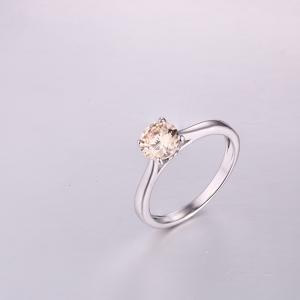 Simple Yellow CZ Ring K0297R