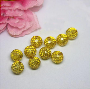 Cubic Zirconia Ball Beads Gemstone