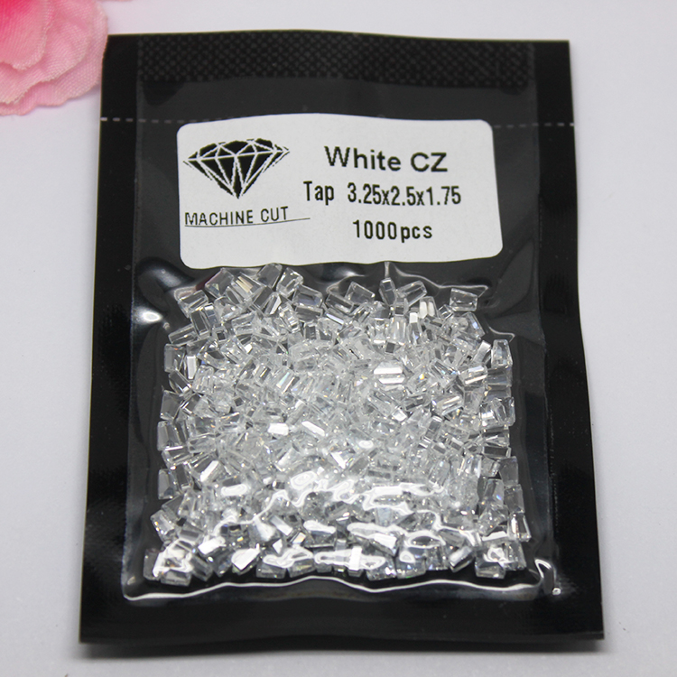 Trapezoid White CZ AAA Grade for Jewelry Making