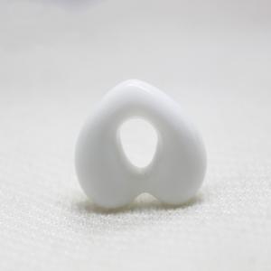 Milky White Glass Special Cut Gemstone for sale