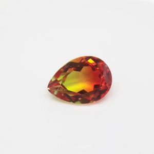 New Arrival Pear Cut Gemstone Mix Colors Synthetic Tourmaline Glass